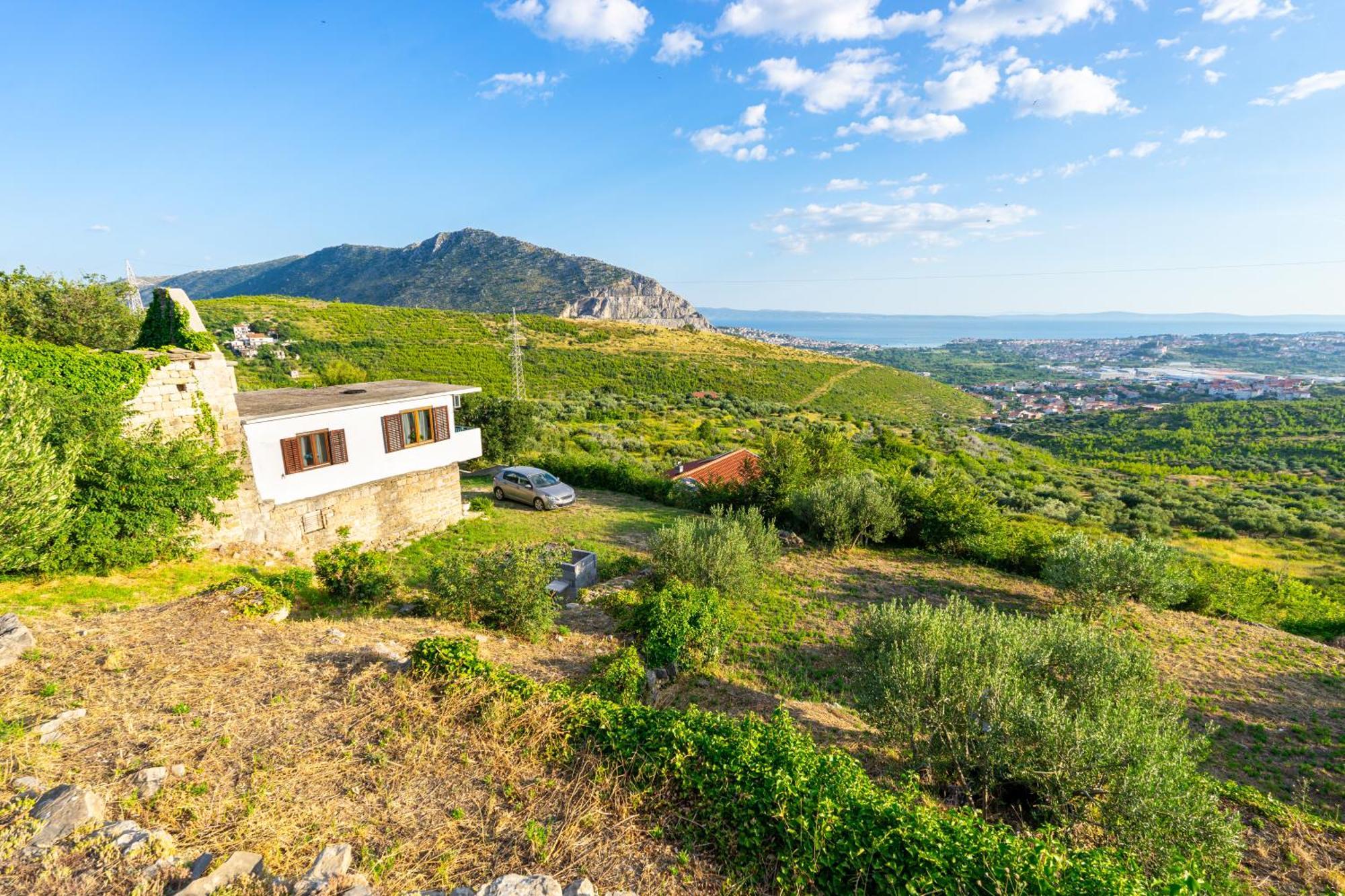 Willa Olive Garden House In Zrnovnica With A View & Bbq Zewnętrze zdjęcie