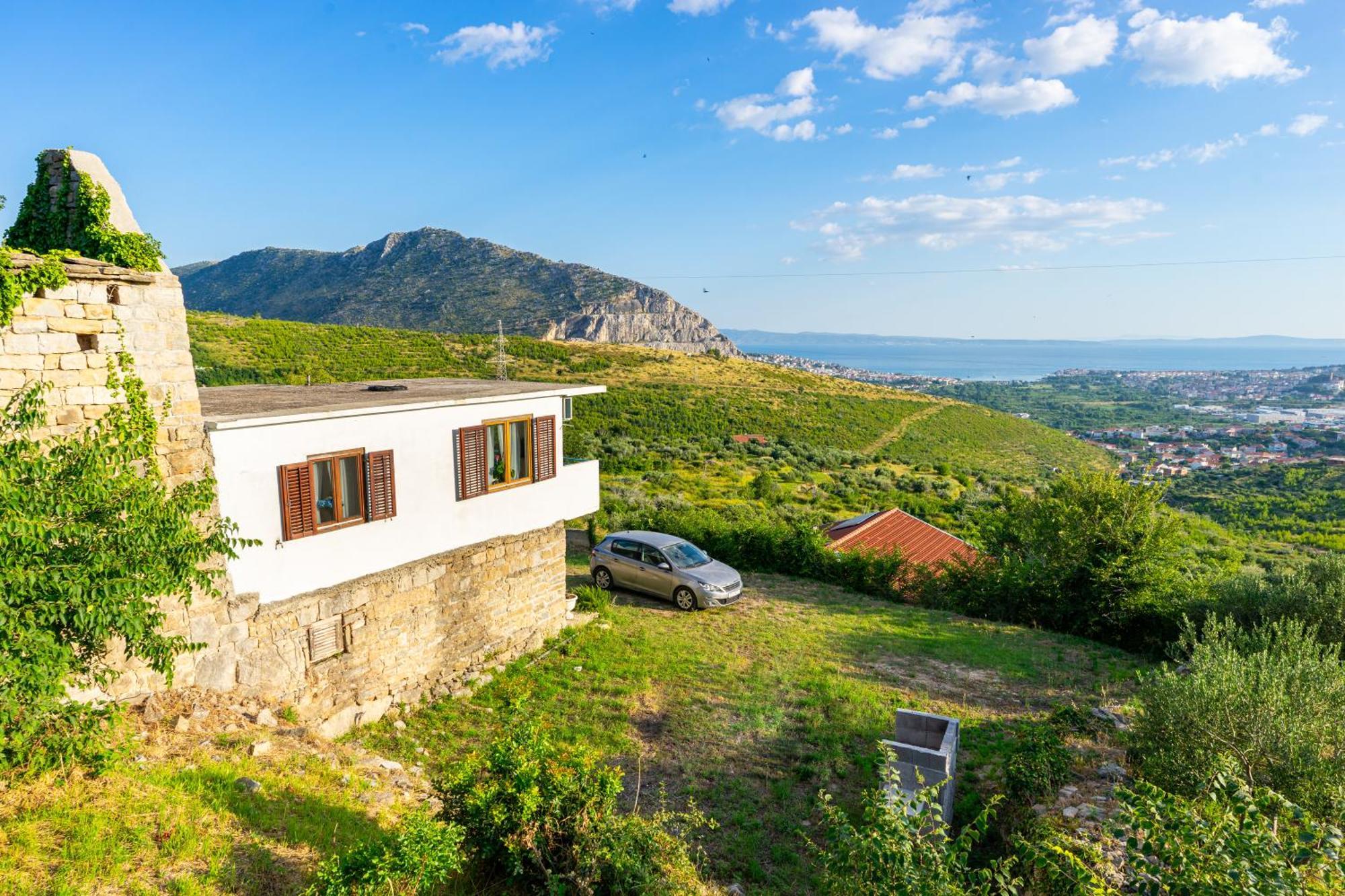 Willa Olive Garden House In Zrnovnica With A View & Bbq Zewnętrze zdjęcie