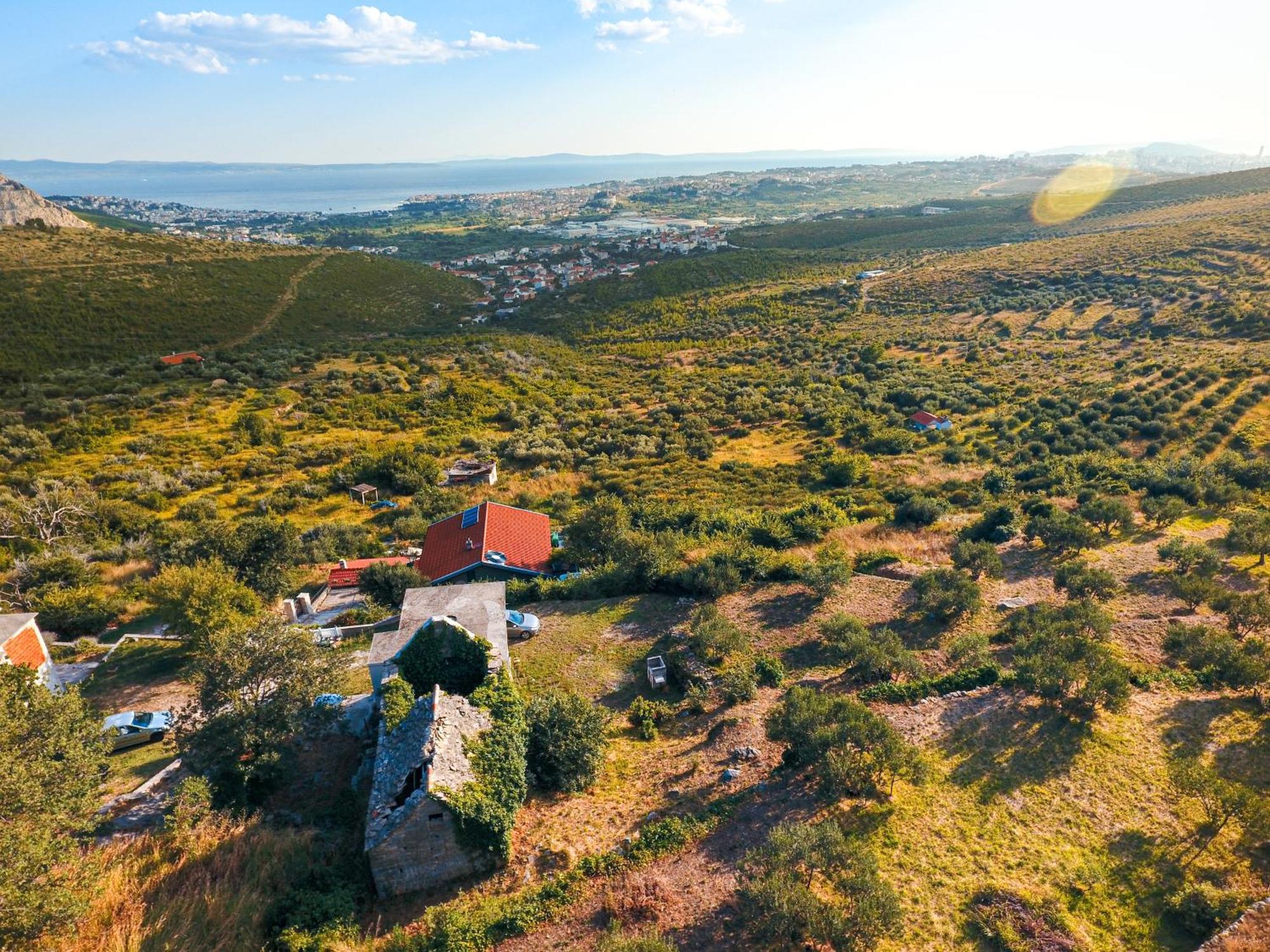 Willa Olive Garden House In Zrnovnica With A View & Bbq Zewnętrze zdjęcie